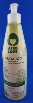 Afro Love Shampoo liquido libre de sulfatos/ Klärendes Shampoo Sulfate Free  16 Oz (450ml)