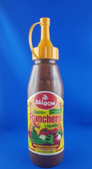 Sazon Liquido Ranchero, BALDOM, Gewürzmischung, flüssig, Fl 440ml.