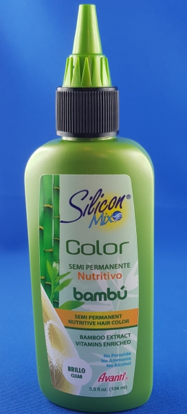 Silicon mix Color Semi Permanente Nutritivo Bambu Brillo-Clear-104ml-Silicon Mix Semi-permanente Haarfarbe