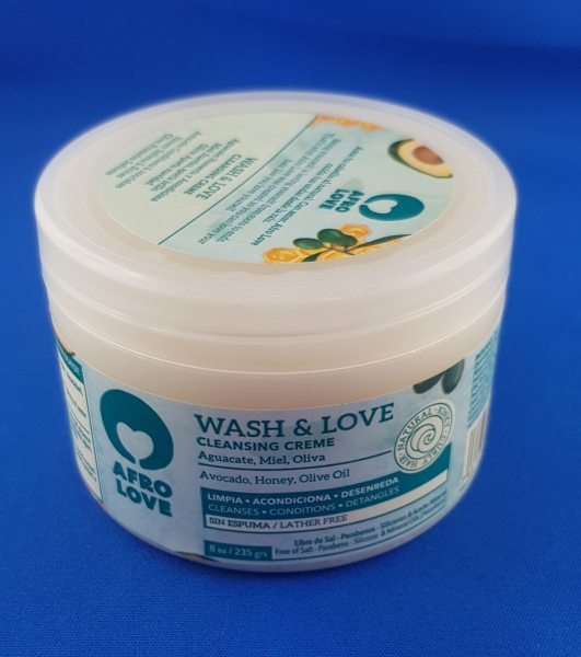 WASH & LOVE CLEANSING CREME 8OZ/235ml/crema de limpieza Afro Love Wash & Love8 oz.